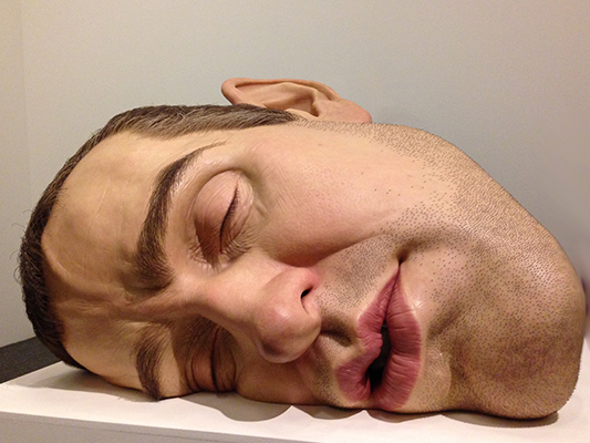 ron mueck, máscaras II, 2001